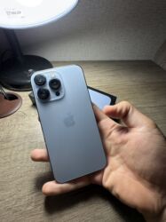 13 про макс бу цена: IPhone 13 Pro, Колдонулган, 256 ГБ, Көгүлтүр, Куту, 77 %