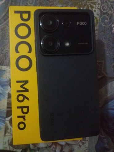 işləmiş soyuducular: Poco M6 Pro, 256 ГБ, цвет - Черный, Сенсорный