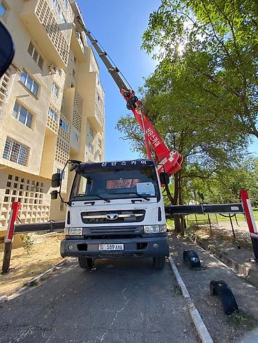 покраска фасада дома: Услуги автогидроподъёмника (автовышки) на шасси грузового автомобиля — 1