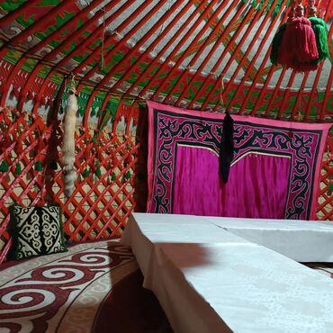 Аренда юрт: Аренда юрты, Каркас Деревянный, 65 баш, Казан, Посуда, С полом — 11