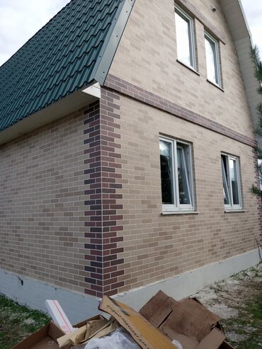 Fasad işləri: AMK FASAD HƏM SƏRFƏLİ HƏM KEYFİYYƏTLİ.Ev üçün üzlük materialı, kərpic — 10