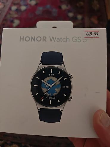 honor x9s: HONOR Watch GS 3 ağıllı saat Xüsusiyyətlər: - Zərif paslanmayan polad — 9