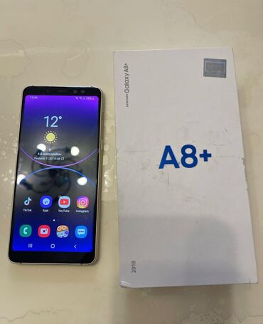 samsung a6 qiymeti: Samsung Galaxy A8 Plus, rəng - Qara