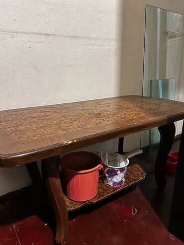 Masa və oturacaq dəstləri: Qonaq otağı üçün, İşlənmiş, Açılmayan, Kvadrat masa, 4 stul — 3