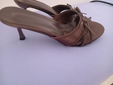 walkmaxx obuca: Ženske klompe/sandalete na štiklu – braon - Elegantan dizajn sa — 1