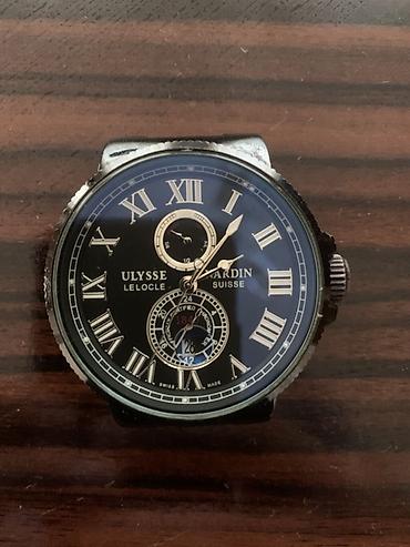 saatların satışı: Ulysse Nardin Marine üslubunda mexaniki qol saatı Remeni yoxdur — 1