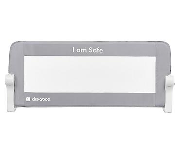 quinny buzz: KIKKA BOO Zaštitna ogradica za krevet I am Safe, 102 cm, siva (šifra — 3