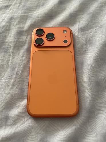 e88 pro: IPhone 17 Pro, Б/у, 256 ГБ, Оранжевый, Чехол, 92 % — 5