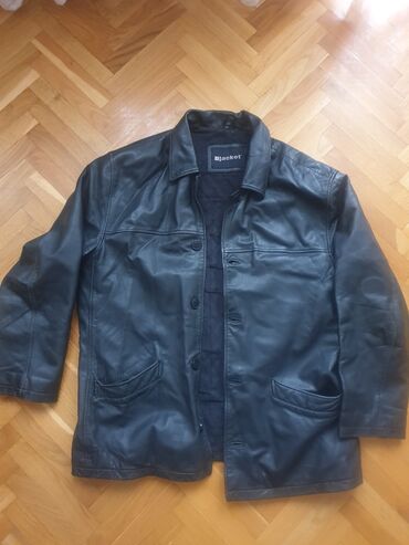 kožna jakna s: Jakna 5XL (EU 50), bоја - Crna