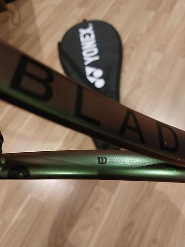 Digər idman və istirahət malları: Tenis raketkası Wilson Blade 98 v8 original ela veziyyetde, tecili — 4