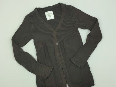 sweterek z kokardkami na rekawach: Sweterek, H&M, 12 lat, 146-152 cm, stan - Dobry