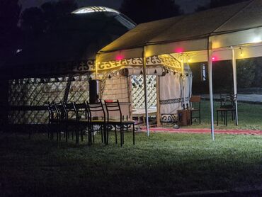 Аренда юрт: Аренда юрты, Каркас Деревянный, 65 баш, С полом — 10