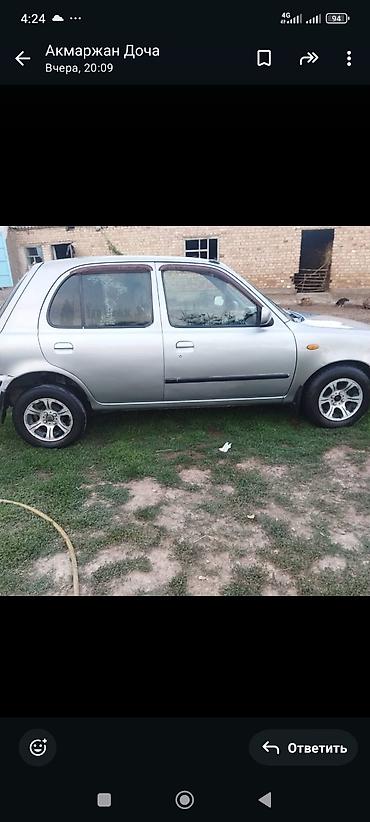Унаа: Nissan Март: 2001 г., 1 л, Автомат, Бензин — 1