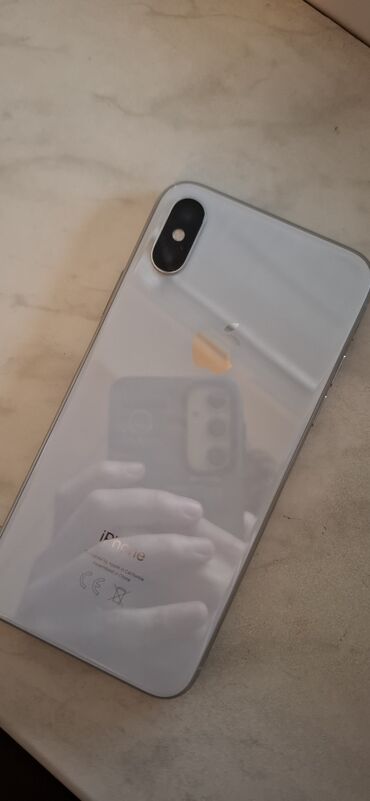 iphone xs max qiymeti bakida: İphone x Zavod ekrnin uz susesinde cat var qiymetde nezere alinacaq