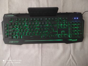 Klaviaturalar: Rampage oyun klaviatura 4 knopka proqramla ve 9 eded isiq funksiyali — 11