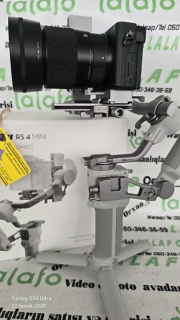 Digər foto və video aksesuarları: DJI RS 4 Mini Combo – güclü və yüngül kamera stabilizatoru üzərində — 5