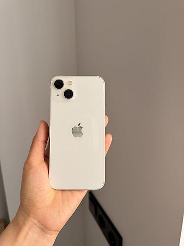 IPhone 13, Б/у, 128 ГБ, White Titanium, Защитное стекло, Чехол, Коробка, 81 % at lalafo.kg IPhone 13, Б/у, 128 ГБ, White Titanium, Защитное стекло, Чехол, Коробка, 81 %