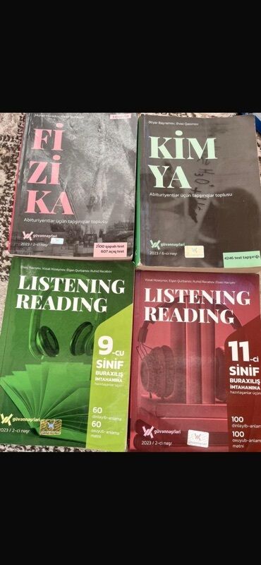 kimya 7 ci sinif 2020: Abituriyentlər üçün nəzərdə tutulmuş fizika, kimya, ingilis dili