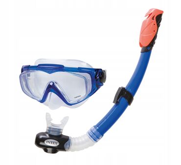 Маски, очки: Маска с трубкой intex 55962 маска + набор для подводного подвода