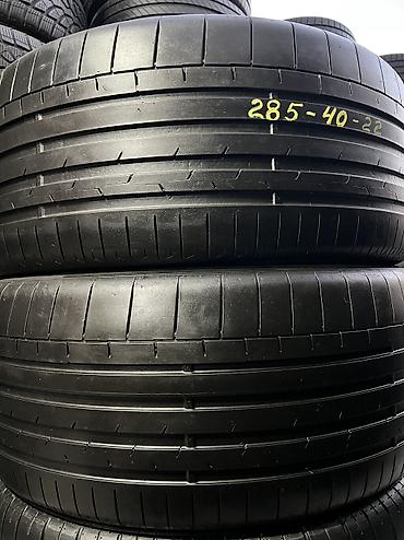 ат шины: Шины 325 / 35 / R 22, Лето, Б/у, Комплект, Германия, Continental — 2