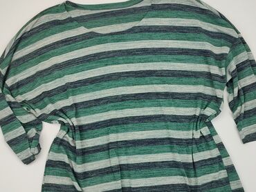 zielone bluzki z bufiastymi rękawami: Blouse, 8XL (EU 56), condition - Good