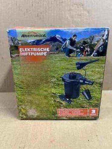 Kompresori za vazduh: Električna vazdušna pumpa 12 V – Adventuridge - Napajanje: 12 V DC — 6