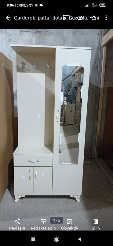 Dolablar: Yeni, Açılan, 3 qapılı Düz dolab, Qarderob, paltar dolabı, Azərbaycan — 27