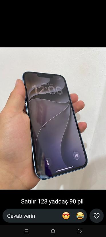 11 pro mac: IPhone 13, 128 GB, Mavi, Face ID — 2