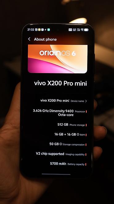 nokia x2: Vivo X200 Pro mini, Б/у, 512 ГБ, цвет - Серебристый, 2 SIM — 10