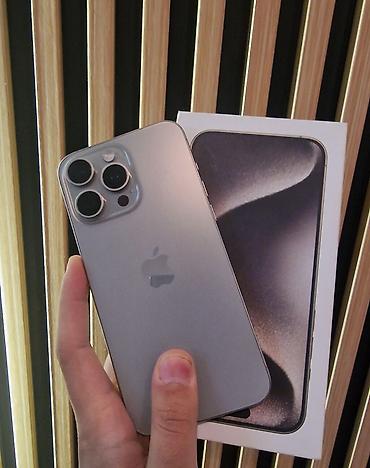 IPhone 15 Pro, 256 GB, Natural Titanium, Face ID