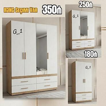 G_1 model şkaflar – rəng seçimi var. - Variantlar: - 4 qapılı