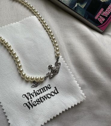 бусы из настоящего жемчуга цена: Ожерелье от Vivienne Westwood Люксовая реплика 1300сом Идет с