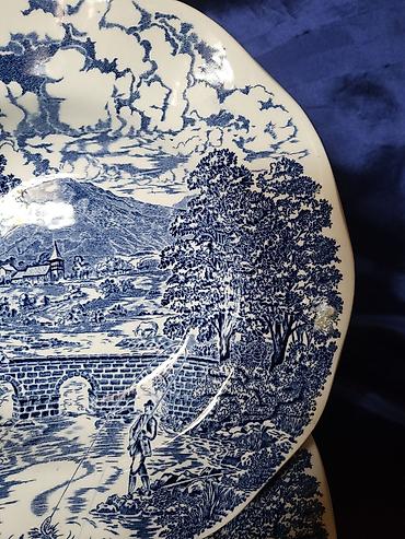 Kuhinjski setovi: Engleski duboki tanjiri Crown Ducal iz 70ih.god. Engleski duboki — 5