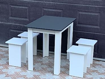 Masa və oturacaq dəstləri: Yeni, 4 stul — 4