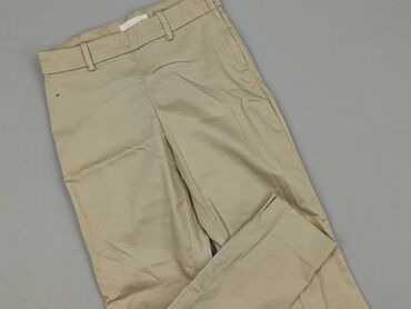 woskowane spodnie hm: H&M, Material trousers for women, size XS (EU 34)