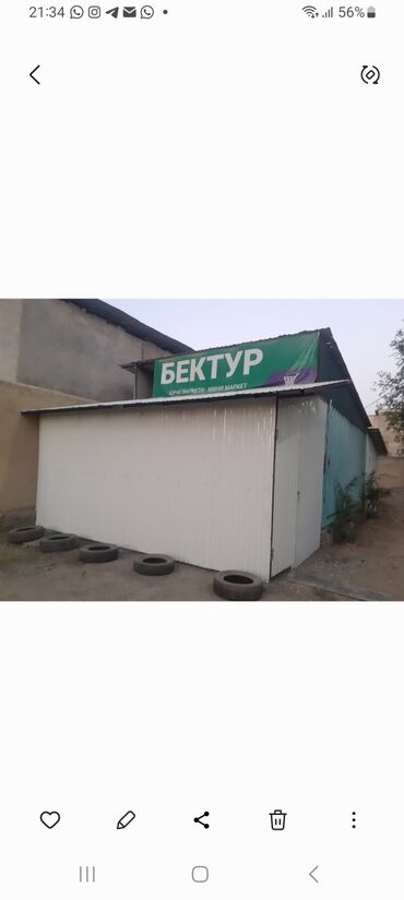 сдаю дом район дордой: Сдаю Магазин, Отдельностоящий магазин, 50 м² С ремонтом, Электричество, Склад