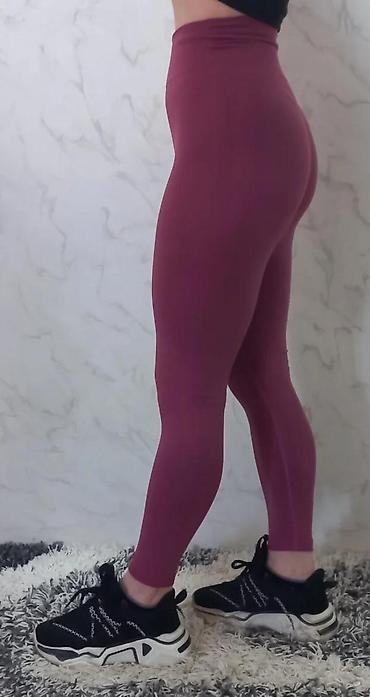 Helanke, biciklistički šortsevi: Ženske sportske helanke – visoki struk, bešavne - Boja: ciklama/roze — 10