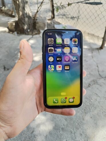 Avtoelektronika: IPhone X, 256 GB, Space Gray, Zəmanət, Barmaq izi, Simsiz şarj