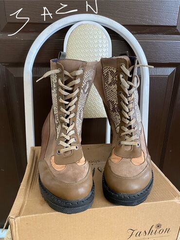 Botinka və botilyonlar: Ölçü: 37, rəng - Qara, İşlənmiş — 6