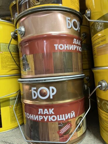 лак для стен: Лаки тонирующие «Бор» для внутренних и наружных работ. Придают