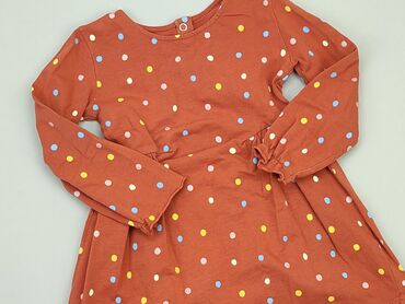 pomarańczowa sukienka dla dziewczynki: Sukienka, 12-18 m, stan - Bardzo dobry