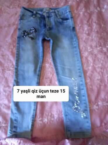 Cinslər və şalvarlar: Cins şalvar, Qız üçün, 5 - 6 yaş — 9