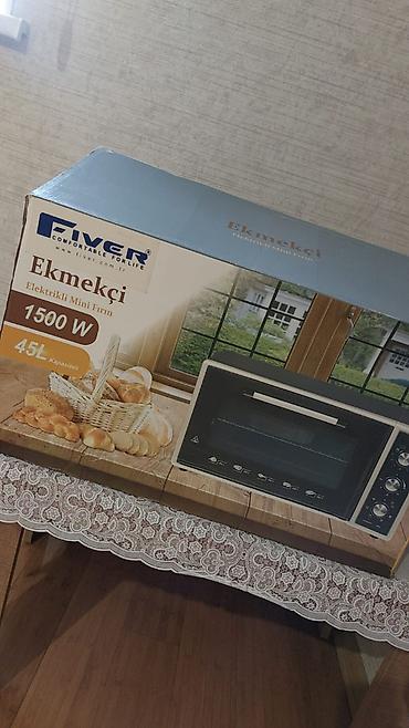 corek bisiren soba: Fiver “Ekməkçi” Elektrikli Mini Fırın – 45 L, 1500 W - Tutumu: 45 — 4
