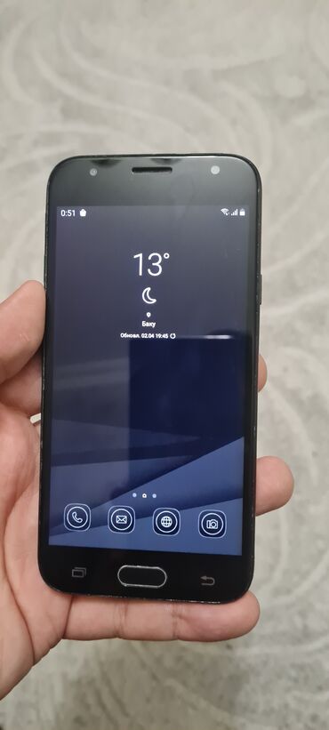 samsung j3 ekran satilir: Samsung Galaxy J3 2017, 16 GB, rəng - Qara, Sensor, İki sim kartlı