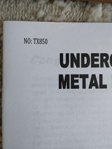 Metal axtaran aparatlar: Metal detektor dəsti TX 850 - Tip: yeraltı metal detektoru, DD tipli — 6