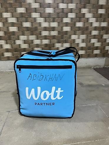 Оборудование для ресторанов, кафе: Wolt çantası termo-çanta (kurye çantası) - Ölçü: kvadrat formalı — 3
