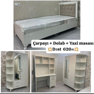 Çarpayılar: Yeni, Təknəfərlik çarpayı, Bazasız, Matras ilə, Siyirməsiz — 26