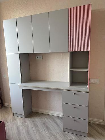 elektrikli dosek: Oğlan və qız üçün, İşlənmiş, 2 təknəfərlik çarpayı, Yazı masası — 1