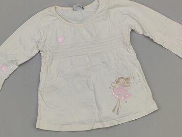 elegancka biała bluzka do spódnicy: Blouse, Next, 2-3 years, 92-98 cm, condition - Good