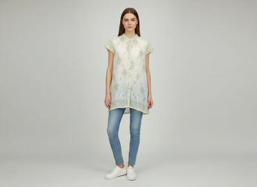 elegancka tunika plus size: CAMAIEU, Туніка жіноча, розмір M